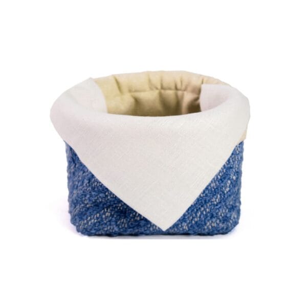 Canastilla de Pan mini Azul cielo