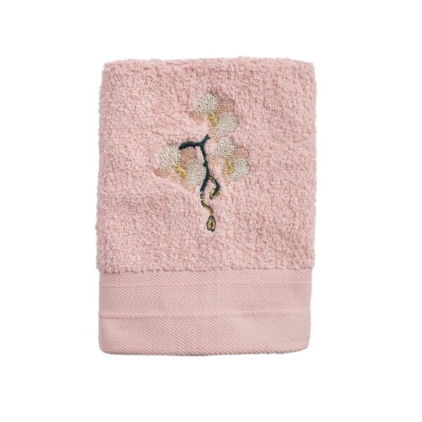 Toalla Facial Orquidea Rosada