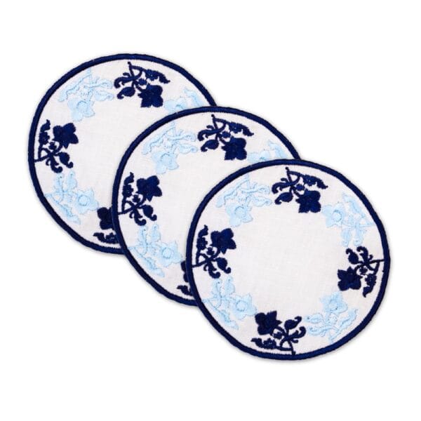 MM Portavaso Azul Fleur D'amour