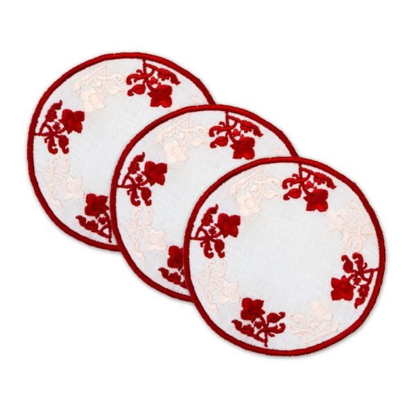 MM Portavaso Rojo Fleur D'amour