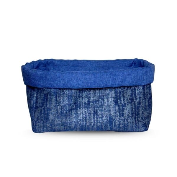 Canastilla de Pan Azul Rectangular