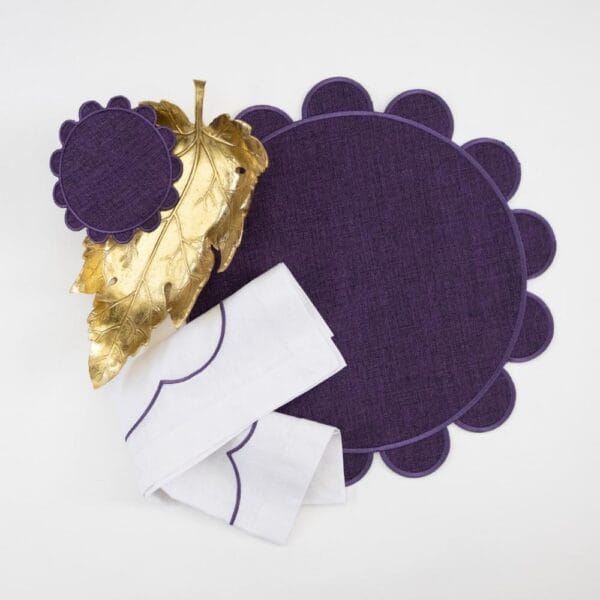 MCM Eero Morado individual, servilleta, portavaso