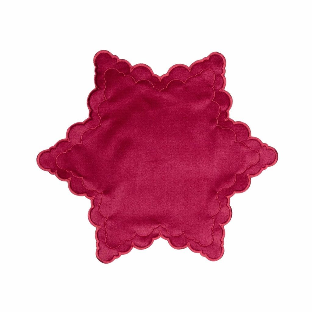 Individuales Burgundy Velvet