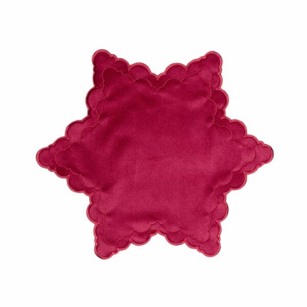 Individuales Burgundy Velvet