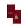 Servilletas burgundy christmas