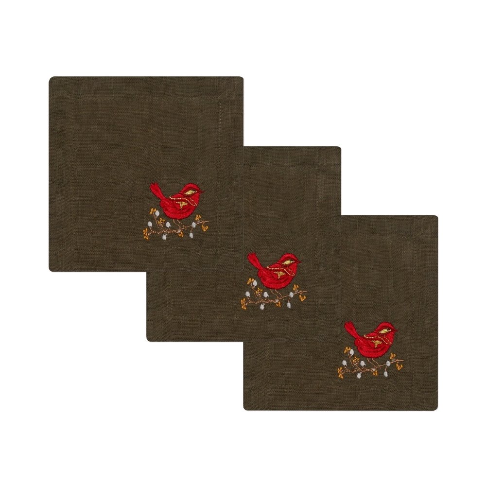 Cocteleras Christmas bird verde
