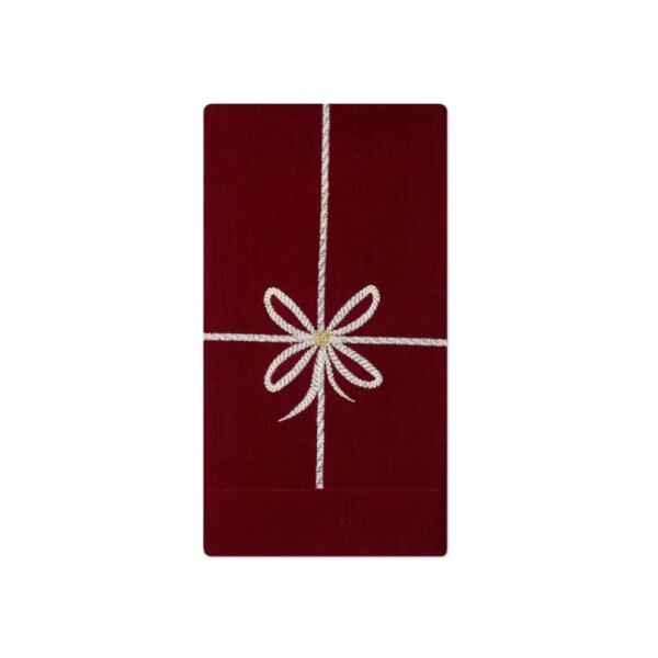 Tapete de cortesía Burgundy Bow
